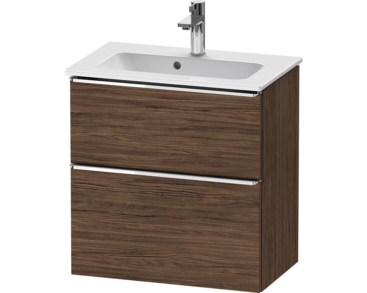 Duravit D-Neo 610mm 2 Drawer Compact Vanity Unit for ME by Starck 