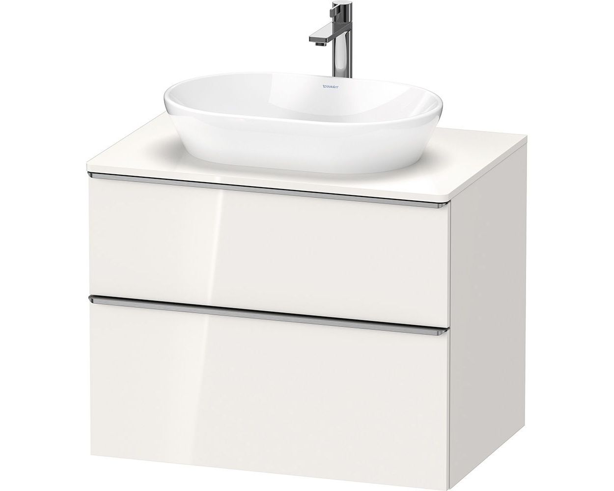 Duravit D-Neo 800mm 2 Drawer Vanity Unit for Countertop Basin